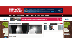 Desktop Screenshot of financialstandard.com.au